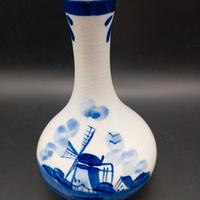Portafiori in ceramica di Delft effetto craquelé 