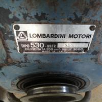 Motozappa lombardini motori tipo 530