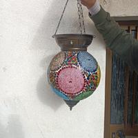 lampadario colorato