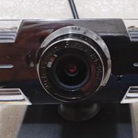 Webcam Full HD con luce e microfono 