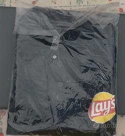 lays polo maniche corte nera XL