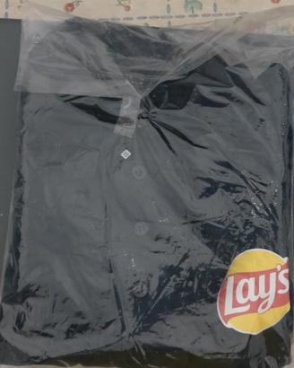 lays polo maniche corte nera XL