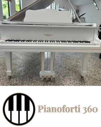 pianoforte mezza coda bianco Tamaka 