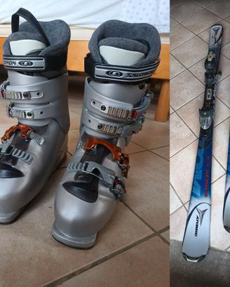 Sci Atomic 148cm + Scarponi Salomon 41 COME NUOVI