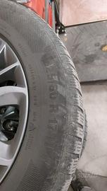 cerchi in lega da 17 con gomme invernali 225/60r17