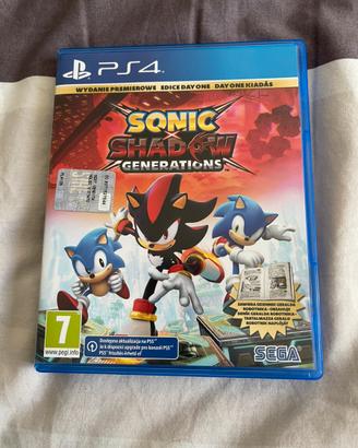 Sonic shadow generations ps4