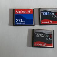 schede  compact flash  San Disk