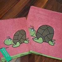 asciugamani benetton con tartaruga 