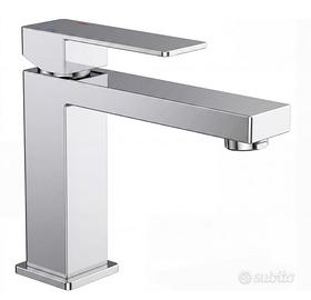 Rubinetto Lavabo Bagno in Acciaio Inox