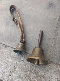 campanelli antichi in bronzo  