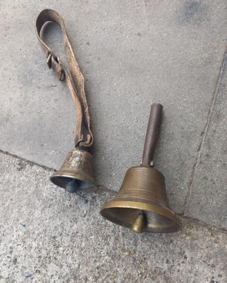 campanelli antichi in bronzo  