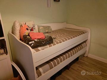 Letto doppio estraibile
