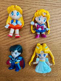 lotto 4 action figure deformed Sailor Moon 