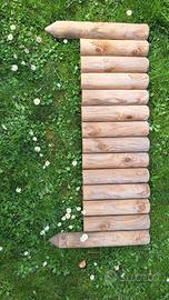 staccionata di legno