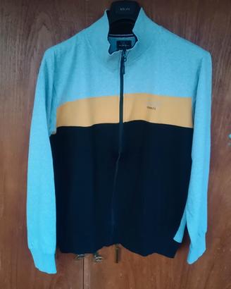 Felpa uomo senza cappuccio con zip