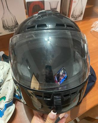 Casco Moto Integrale B-SQUARE Nero Lucido