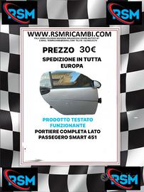 PORTA DESTRA COMPLETA SMART 451