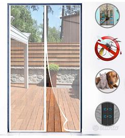 Zanzariera magnetica 90 x 210 cm bianca