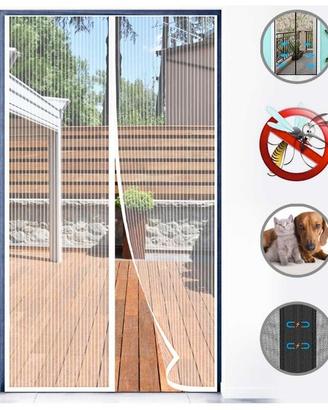 Zanzariera magnetica 90 x 210 cm bianca