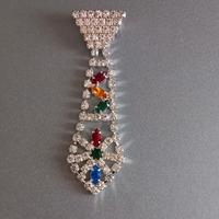 Spilla vintage con strass 