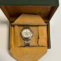 Rolex Daytona acciaio, quadrante bianco