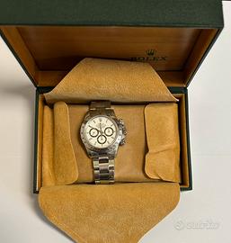 Rolex Daytona acciaio, quadrante bianco