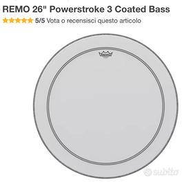 Pelle gran cassa Remo Powerstroke 3 bass