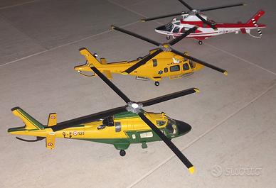 N. 4 elicotteri in metallo da collezione