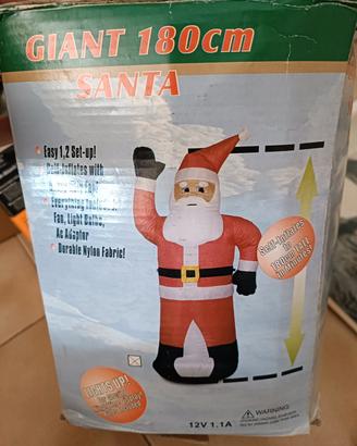 babbo natale gonfiabile 