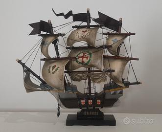Veliero in legno "The ALBATROSS " - Vintage Nuovo-