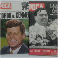 Riviste Epoca Kennedy e Malenkov