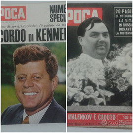 Riviste Epoca Kennedy e Malenkov
