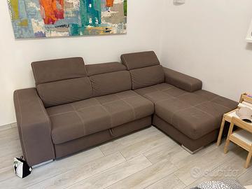 Divano letto angolare 250 cm 3 sedute
