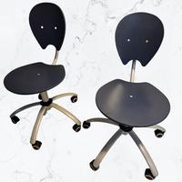 Coppia sedie girevoli per Scrivania 