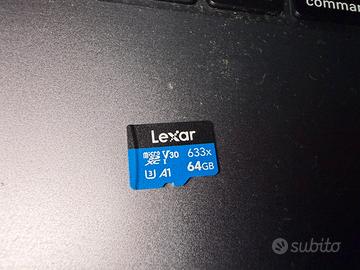 Lexar Micro sd 64GB classe 10 633x