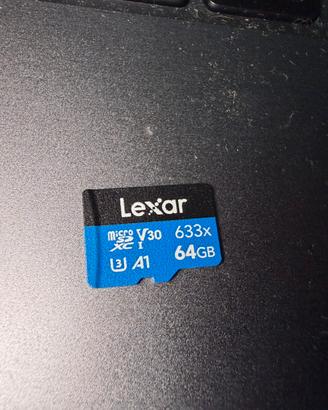 Lexar Micro sd 64GB classe 10 633x