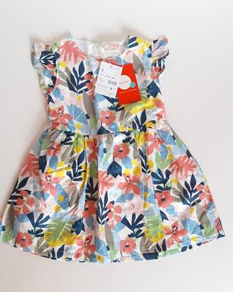 Vestito Boboli floreale - 5 anni (110 cm) - NUOVO