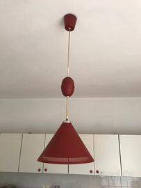 Lampada danese a sospensione anni '60