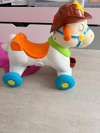 Chico baby rodeo , cavallino a dondolo cavalcabile