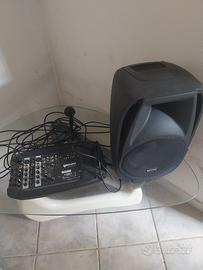 sistema audio PA portatile Gemini ES-210MXBLU