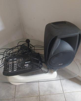 sistema audio PA portatile Gemini ES-210MXBLU