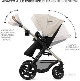 Trio passeggino con ovetto e base isofix per auto