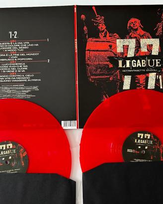 Ligabue 77 singoli + 7 vinili colorati autografata