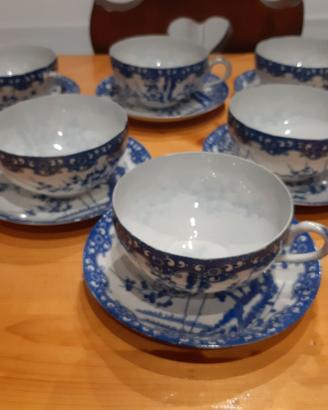 Servizio tè the cinese in porcellana