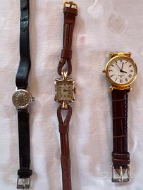 Lotto 3 Orologi Vintage da Donna