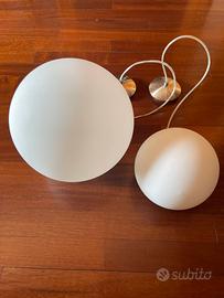Coppia Lampadari palla