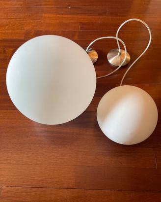Coppia Lampadari palla