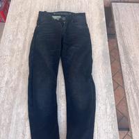 Pantaloni jeans moto con protezioni