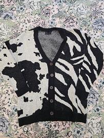 cardigan maglione over size