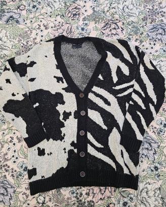 cardigan maglione over size